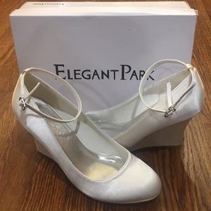 Elegant Park Women’s Bridal Shoes Ivory US 9